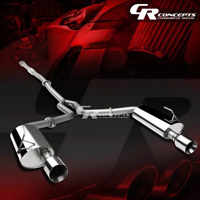 4  Dual Rolled Muffler Tip Catback Exhaust System For 04-08 Nissan Maxima V6 A34 • $218.95