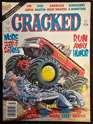 Cracked Magazine March 1990 Monster Truck Cover • $14