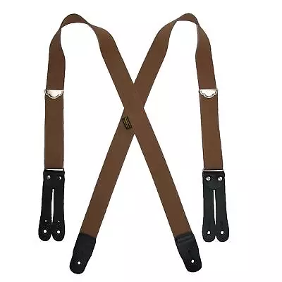 New Welch Men's Big & Tall Elastic Button End Double Face Suspenders • $28.94