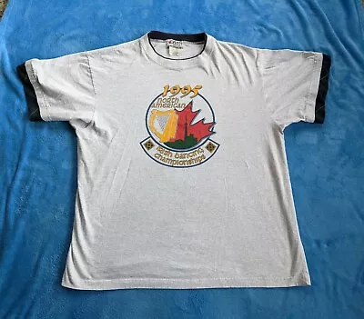 VINTAGE 1995 NORTH AMERICAN IRISH DANCING CHAMPIONSHIP XXL T-shirt 2XL Davis • $19.99