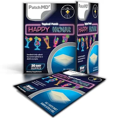 PatchMD Happy Hour Plus - Topical Patch (30 Day Supply) -Dietary Supplement • $14