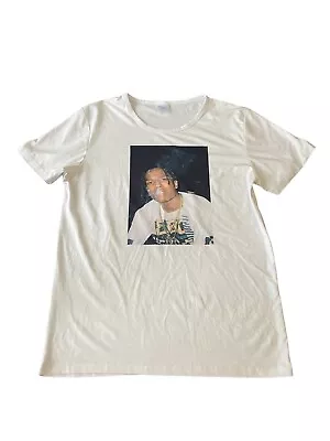 ASAP Rocky Men’s T-shirt Size M White Rap A$AP • £8.99