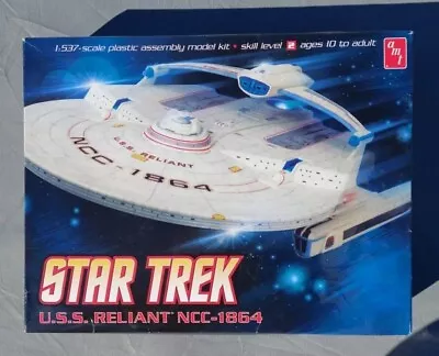 AMT STAR TREK U.S.S. RELIANT NCC-1864 PLASTIC MODEL 1:537 Round 2 RARE AMT1667 • $79.98