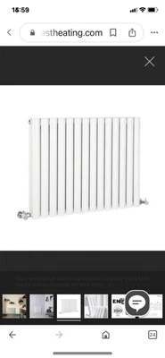 £179.99 • Buy White Horizontal Radiator