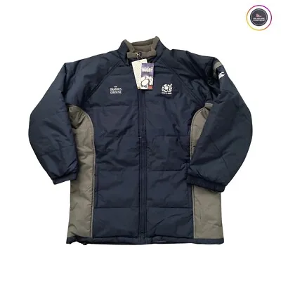 Canterbury Of New Zealand - Men Scottish Rugby Puffer Winter Coat - Large • £85