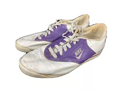 Nike Women's Shoes Vintage OG 80s White Purple Size 9 870103 KC5 As Is Repair • $84.85