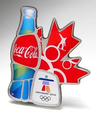 2010 VANCOUVER OLYMPIC  PIN  Coke Cola Bottle Milan Cortina 2026 TRADER • $6.95