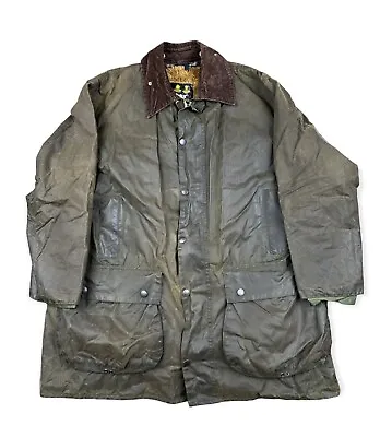 $155 • Buy Barbour Border Wax Jacket With Lining Bedale Beaufort