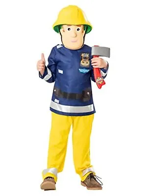 £16.42 • Buy Rubies Official Fireman Sam Childs Costume, Kids Fancy Dress 5-6 Years