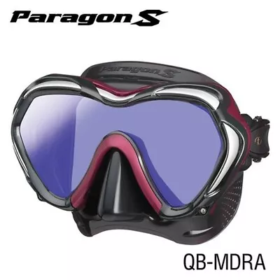 Tusa Paragon S Mask - Metallic Dark Red - Dive Masks - M-1007SQB-MDRA • $220