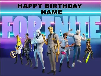 FORTNITE Edible Cake/cupcake Toppers  -Icing Or Wafer Paper  • £3.25