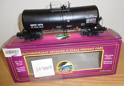 Mth Premier 20-96095 Gatx Molten Sulfur Funnel Flow Tank Car O Scale Train #1979 • $49.95