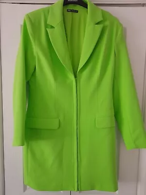 Zara  Neon Green Blazer Dress XXL • £39