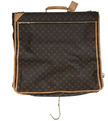 Louis Vuitton Lv Monogram Cabin Folding Garment Travel Bag Brown Logo Suit Jacke • $964.99