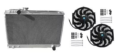 Aluminum Radiator For 1986-1992 TOYOTA SUPRA MK3 SOARER MZ20 7MGTE Manual+FANS • $145