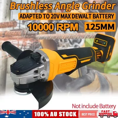 Cordless Brushless 125mm 5'' Angle Grinder Paddle Switch For Dewalt 18V Battery • $69.99