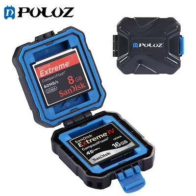 $8.75 • Buy PULUZ 9 In 1 Memory Card Protective Storage Case Box For 2XQD+2CF+2TF+3SD Card