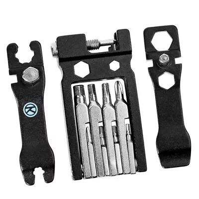  20 In Bicycle Repair Tools Aluminum Alloy Mini Bike Foldable Kits • £14.85