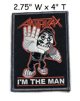 Anthrax Logo Thrash Metal Music Soft Embroidered Iron/Sew On NEW Patch Free Ship • $5.75