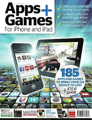 APPS + GAMES For IPhone & IPad / IOS 6 GUIDE VOLUME 1 @Brand NEW Bookazine@ • £2.95