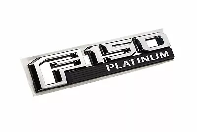 2015-2018 Ford F150 Platinum Right Fender Emblem Nameplate OEM NEW FL3Z-16720-G • $21.88