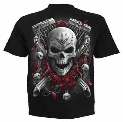 £14.98 • Buy SPIRAL DIRECT DOTD BIKERS T-Shirt/Riders/Skull/Biker/Goth/Tattoo/Darkwear/Top