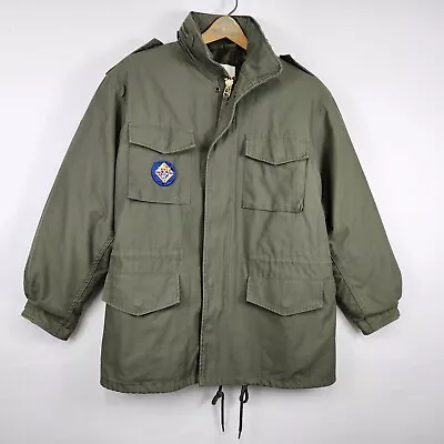 Rothco M 65 Field US Military Jacket Men's Size Small Green Lined K Of C Patch • $59.95