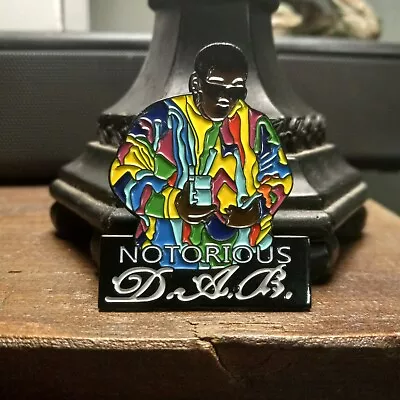 The Notorious BIG Dab Dabbing Coogi Sweater Stoner Rapper Hat Pin RARE Limited • $17