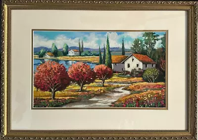 Art Mark Braver Serigraph Signed & Numbered Mat & Framed 18  X 25  • $179