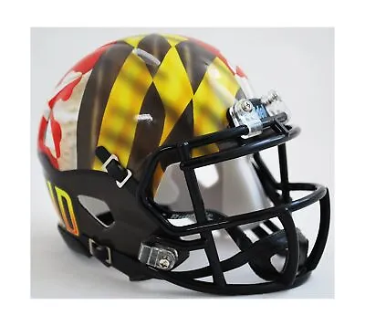 Maryland Terrapins Riddell Speed Mini Replica Pride Football Helmet • $73.17