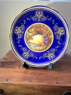 £89.75 • Buy Stunning Minton Hand Painted 'Fallen Fruits' Cabinet Plate - By Joseph Colclough