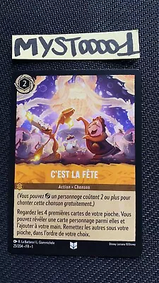 Disney TCG Lorcana Card Ce La Fête 25/204 Chapter 1 French • £2