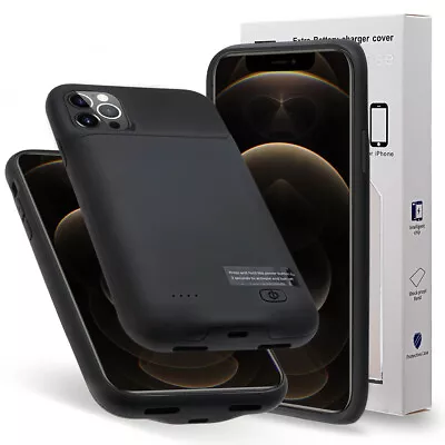 $75.99 • Buy Added 150% Extra Slim Power Bank For IPhone 12 11 Pro XS Max XR X 8 Battery Case