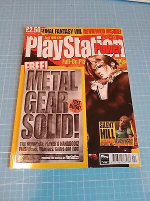 Issue 38 Playstation Power Magazine 1999 + Metal Gear Solid Walkthrough Book Gc • £9.99