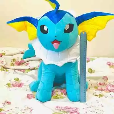 New Pokémon Pocket Monster Eevee Vaporeon Water Plush Doll Toy 22in GIANT • $85