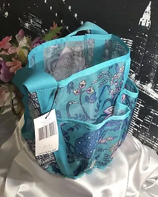 Vera Bradley Shower Caddy For Dorms Cruising Beach PEACOCK GARDEN RV$39 • $23.99