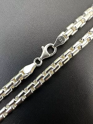 925 Sterling Silver 6mm Men's Rounded Rolo Hermes Link Chain Necklace Bracelet • $92.75