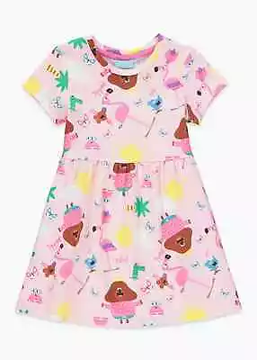£5.95 • Buy Girls Hey Duggee Pink Summer Dress Ex Matalan Baby Age 9 Months - 4 Years
