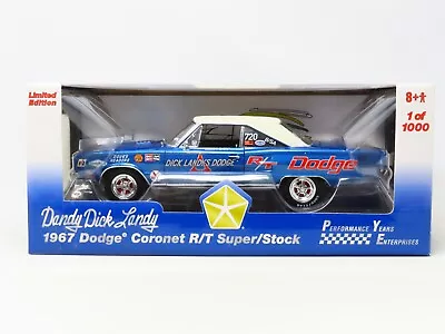 1:18 Ertl #50415 Diecast Dandy Dick Landy 1967 Dodge Coronet R/T Super/Stock • $199.95