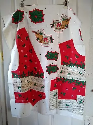 Christmas Vest Craft Sewing Panel  Holiday Harmony  By Fabric Traditions S M L • $14.99