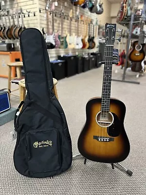 Martin DJR-10E BASS 24” Scale Acoustic/Electric Bass Guitar Sunburst W/ Gig Bag • $749.99