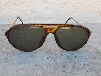 $11.50 • Buy Vintage 1980s Carerra Tortoise Shell Sunglasses FRAMES ONLY Rx Lens Persol Case
