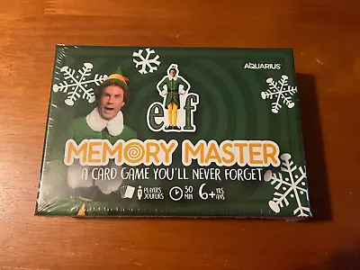 ELF Movie - Memory Master - Will Ferrell On Box Christmas Card Game -- New • $8