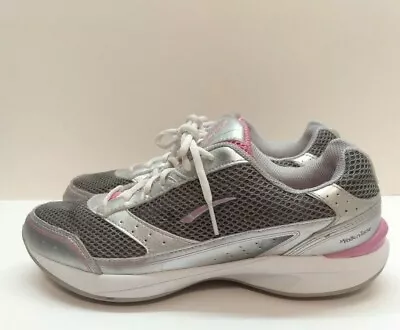 LA Gear Walk N' Tone Athletic Sneakers Gray/Pink Size 9.5 • $25