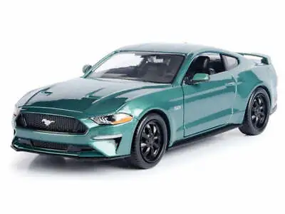2018 Ford Mustang GT Dark Green Diecast 1:24 Scale Model - Motormax 79352DKGRN~ • $27.95