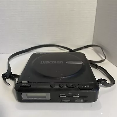 Vintage Sony Discman D2 Portable CD Player Tested No DC Power Cord With Case • $30