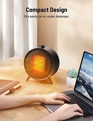 $19.99 • Buy 1500W Portable Electric Space Heater Quiet Thermostat Energy Efficient 215sq. Ft