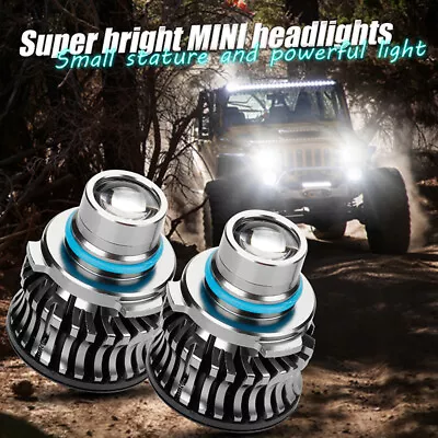 $27.77 • Buy H11 H7 9005 9006 9012 LED Laser Headlight Bulbs Projector Lens Fog Light Lamp