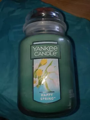 Yankee Candle Large Jar Happy Spring USA Import Deerfield • £20