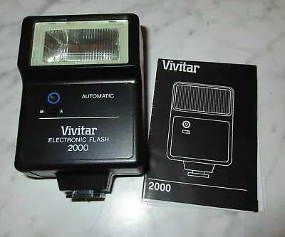 Vivitar 2000 Automatic Electronic Flash For Film Camera • $12